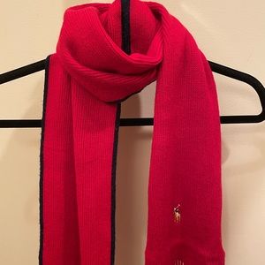 Polo Ralph Lauren red and blue scarf for men